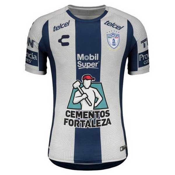 Tailandia Camiseta Pachuca 1ª 2020/21 Azul Blanco